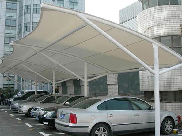圓管膜結構汽車(chē)棚